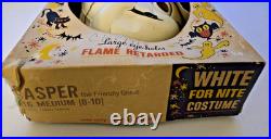 TWO Vtg 1950s & 1960s Collegeville'CASPER' Halloween Costumes Mask Box Med 8-10