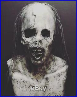 The Apparition Full Silicone Scary Stories Ghost Mask with Hair