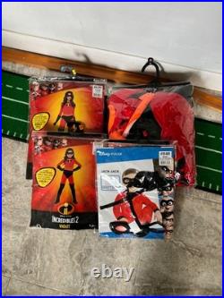 The Incredibles Costumes 4pcs Mr Incredible Mrs. Incredible Violet Jack Jack