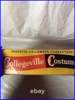 The Phantom 1960's USA Med Wilson McCoy Collegeville Halloween Costume Orig Box