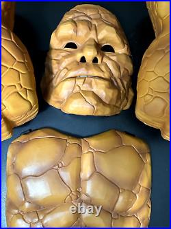 The THING MARVEL FANTASTIC 4 Costume With CRASH SOUND HANDS! MASK CHESTPLATE EXC