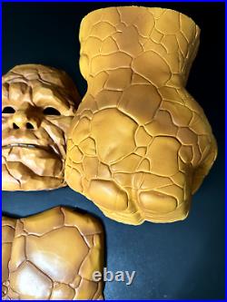 The THING MARVEL FANTASTIC 4 Costume With CRASH SOUND HANDS! MASK CHESTPLATE EXC