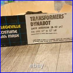 Transformers Dynabot costume mask Ben Cooper vintage 1984 Hasbro collegeville