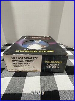 Transformers Optimus Prime Collegeville Halloween Costume VINTAGE RARE 1984