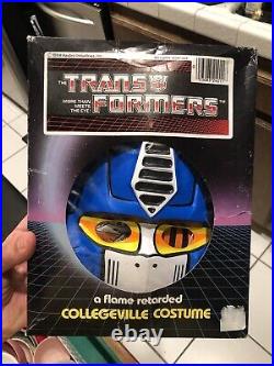 Transformers VINTAGE RARE Optimus Prime mask costume set New in the box 1984