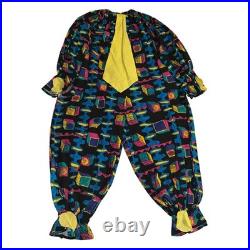 True Vintage 70s 80s Adult Clown Halloween Costume Large