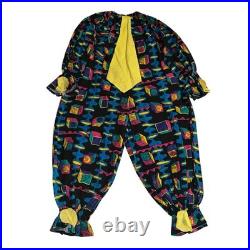 True Vintage 70s 80s Adult Clown Halloween Costume Large