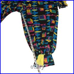 True Vintage 70s 80s Adult Clown Halloween Costume Large