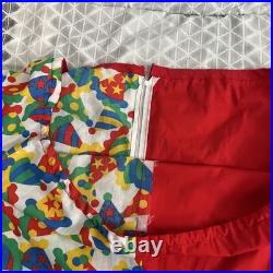 True Vintage 70s 80s Adult Clown Halloween Costume With Accessories Large/XL