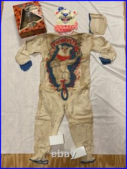 UNREAL 1960s FROSTYO'S CEREAL BOX Halloween Costume Collegeville General Mills L