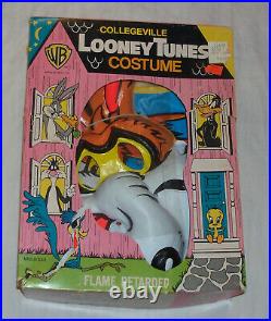 UNUSED 1970s WILE COYOTE GENIUS Rare Halloween Costume Collegeville LOONEY TUNES
