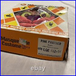 UNUSED 1973 PINK PANTHER Halloween Costume KUSAN Ben Cooper TV CARTOON