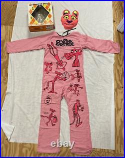 UNUSED 1973 PINK PANTHER Halloween Costume KUSAN Ben Cooper TV CARTOON