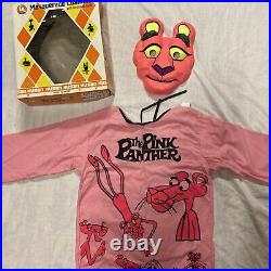 UNUSED 1973 PINK PANTHER Halloween Costume KUSAN Ben Cooper TV CARTOON