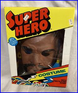 UNUSED! 1980s THE A-TEAM MR. T Halloween Costume Mask BEN COOPER 1983 Vintage UNUSED! 1980s THE A-TEAM MR. T Halloween Costume Mask BEN COOPER 1983 Vintage