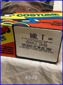 UNUSED! 1980s THE A-TEAM MR. T Halloween Costume Mask BEN COOPER 1983 Vintage UNUSED! 1980s THE A-TEAM MR. T Halloween Costume Mask BEN COOPER 1983 Vintage
