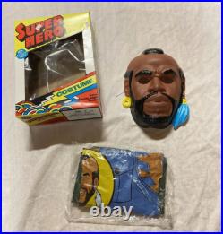 UNUSED! 1980s THE A-TEAM MR. T Halloween Costume Mask BEN COOPER 1983 Vintage UNUSED! 1980s THE A-TEAM MR. T Halloween Costume Mask BEN COOPER 1983 Vintage