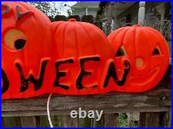 Union Don Featherstone Happy Halloween Pumpkin Blow Mold Rare