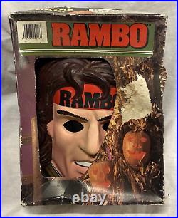 Unused Vintage 1985 RAMBO Collegeville Halloween Costume SYLVESTER STALLONE Med