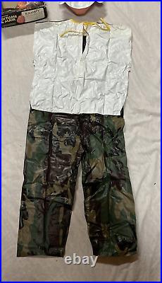 Unused Vintage 1985 RAMBO Collegeville Halloween Costume SYLVESTER STALLONE Med