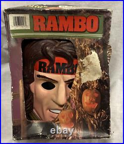 Unused Vintage 1985 RAMBO Collegeville Halloween Costume SYLVESTER STALLONE Med
