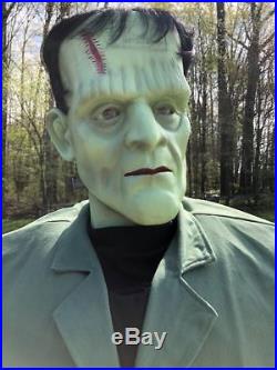 VERY RARE Gemmy Halloween Life Size Animated Boris Karloff Frankenstein