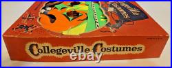 VERY RARE Vtg 1950s Collegeville Scarecrow Sparkle Velvet Costume #12-S READ
