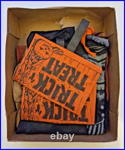 VERY RARE Vtg 1950s Collegeville Scarecrow Sparkle Velvet Costume #12-S READ