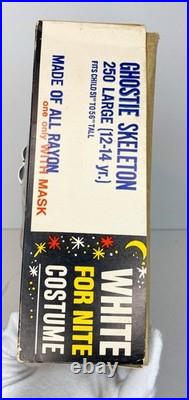 VINTAGE 1960'S HALLOWEEN COLLEGEVILLE COSTUMES GHOSTIE, Ghost, Tiger SKELETON