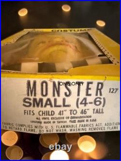 VINTAGE 1973 Ben Cooper Spook Town Monster Costume Set #127 Unused RARE! HTF
