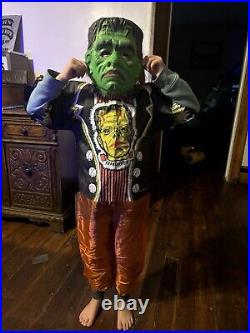 VINTAGE 1976 BEN COOPER UV GLOW Monster Frankenstein Halloween Costume Box RARE
