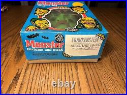 VINTAGE 1976 BEN COOPER UV GLOW Monster Frankenstein Halloween Costume Box RARE