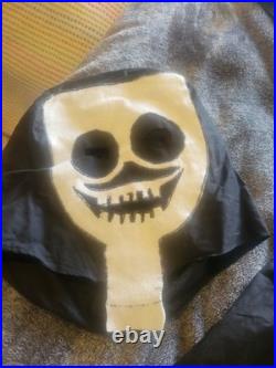 VINTAGE ANTIQUE HALLOWEEN COSTUME LOT OF 3 HANDMADE DEVIILCATSKELETON Free ship