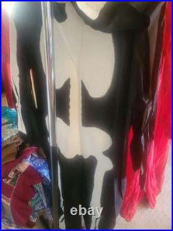 VINTAGE ANTIQUE HALLOWEEN COSTUME LOT OF 3 HANDMADE DEVIILCATSKELETON Free ship