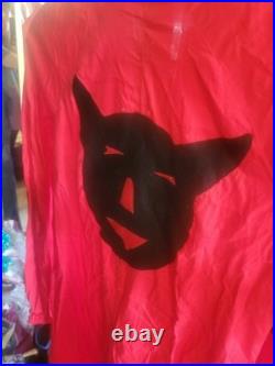 VINTAGE ANTIQUE HALLOWEEN COSTUME LOT OF 3 HANDMADE DEVIILCATSKELETON Free ship