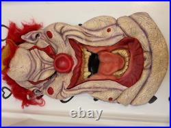VINTAGE? Cinema Secrets 2002 Killer Clown Holloween Costume Scary Clown Mask