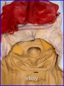 VINTAGE? Cinema Secrets 2002 Killer Clown Holloween Costume Scary Clown Mask