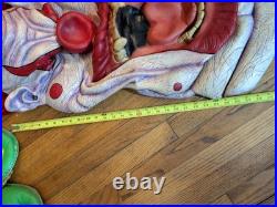 VINTAGE? Cinema Secrets 2002 Killer Clown Holloween Costume Scary Clown Mask