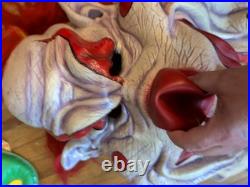 VINTAGE? Cinema Secrets 2002 Killer Clown Holloween Costume Scary Clown Mask