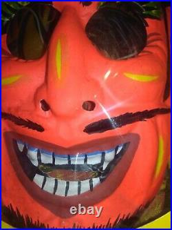 VINTAGE HALLOWEEN DEVIL COSTUME Safety First Ben Cooper Halloween 1972 IN BOX
