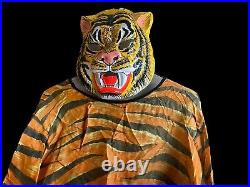 VTG 1960s BEN COOPER Tiger Halloween Fabric Costume Young Adult (Size 16-18) USA