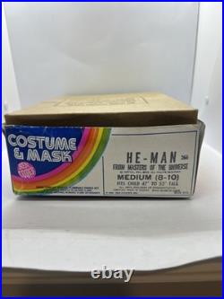 VTG 1980'S BEN COOPER HE-MAN HALLOWEEN COSTUME 1982 Mattel Childs Medium MOTU
