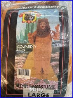 VTG 1989 Collegeville Deluxe Costume Halloween Wizard of Oz Cowardly Lion