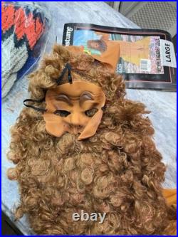 VTG 1989 Collegeville Deluxe Costume Halloween Wizard of Oz Cowardly Lion