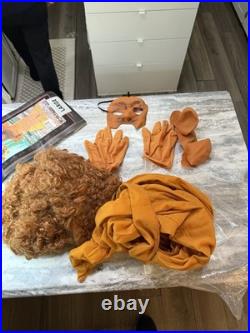 VTG 1989 Collegeville Deluxe Costume Halloween Wizard of Oz Cowardly Lion