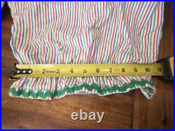 VTG 50's Kids Clown Costume Handmade One Piece Childs Retro Baggy Clown YTH 3/4