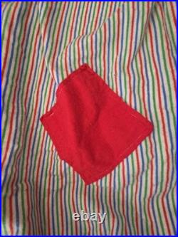 VTG 50's Kids Clown Costume Handmade One Piece Childs Retro Baggy Clown YTH 3/4