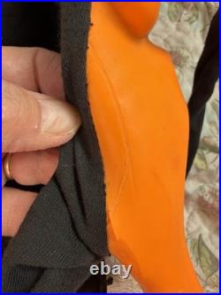 VTG 90s Scream Ghost Face Fun World Div Generation 1 Orange Cotton Hood