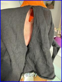 VTG 90s Scream Ghost Face Fun World Div Generation 1 Orange Cotton Hood