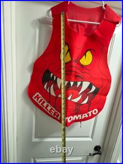 VTG Attack Of The Killer Tomatoes Costume Kids 1991 Collegeville Costumes RARE